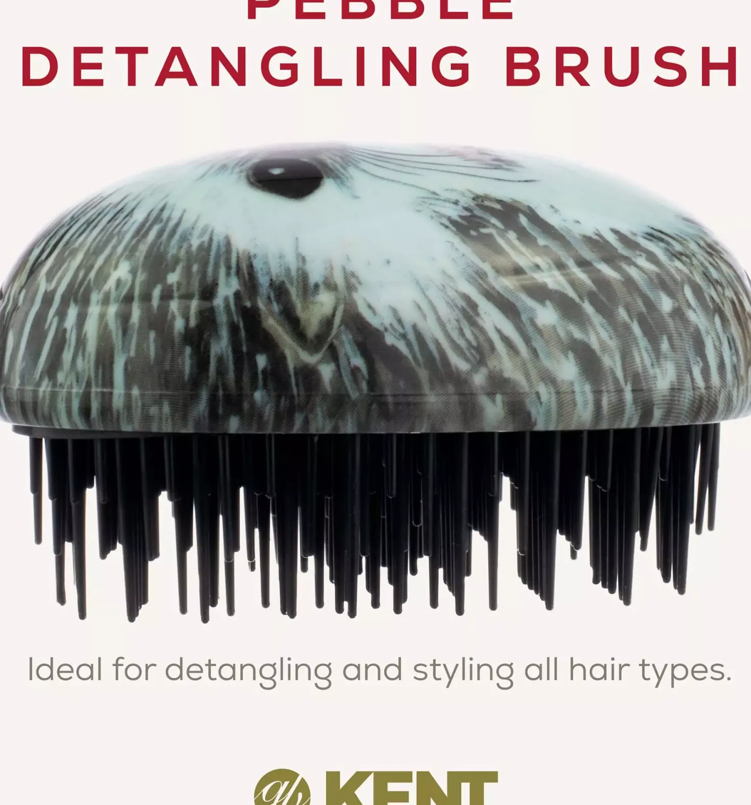 Kent Brushes Pebble Hedgehog Detangling Brush