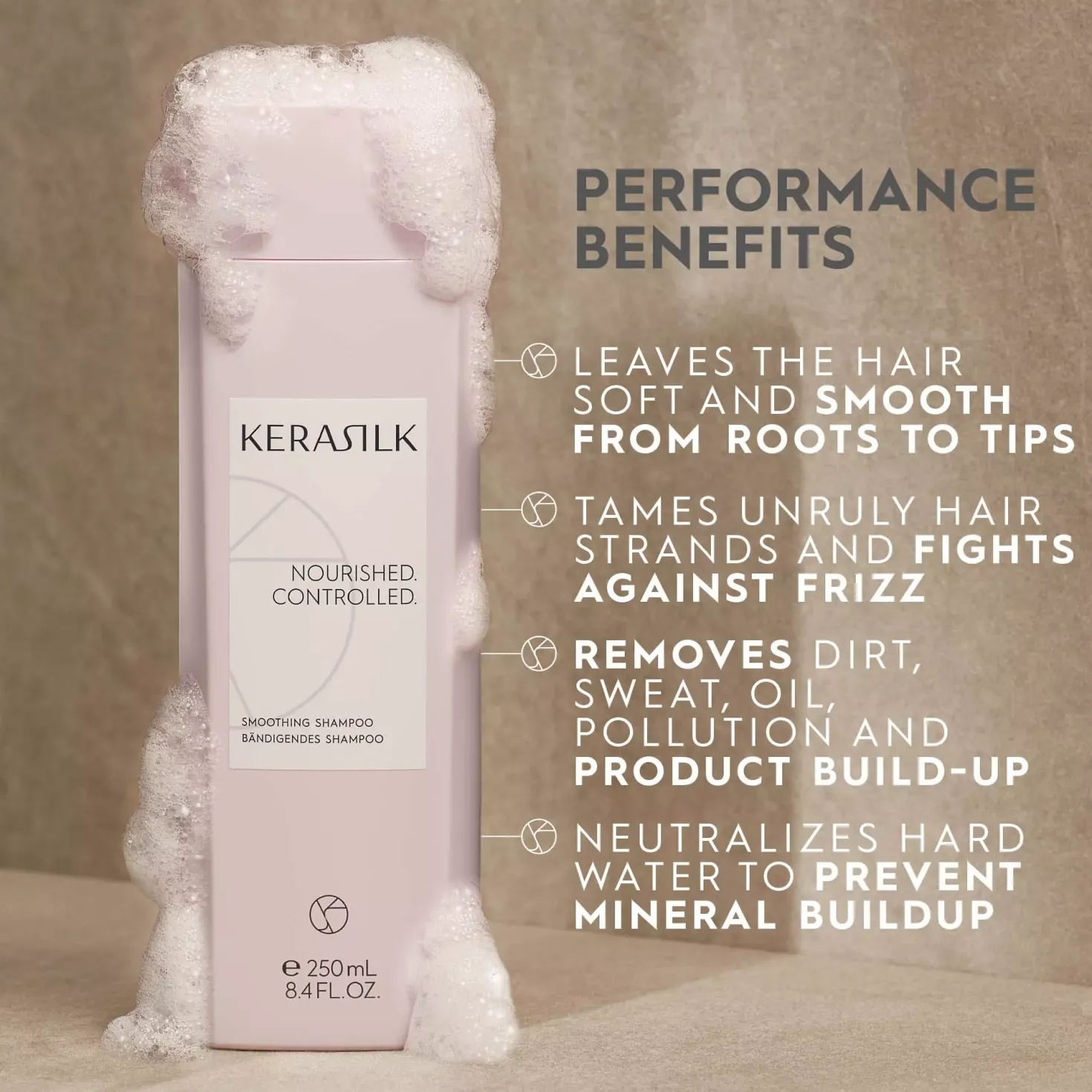 KerasilkESSENTIALS Smoothing Shampoo 750 ml