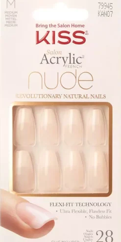 KissSalon Acrylic French Nude Revolutionary Natural Nails Medium
