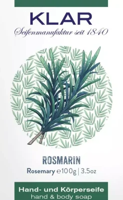 Klar Seifen Scrub Soap - Rosemary 100 g