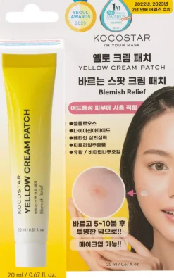 KOCOSTAR Yellow Cream Patch Blemish Relief 20 ml