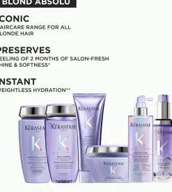 KérastaseBlond Absolu Bain Ultra-Violet Shampoo for lightened, cool blonde or grey hair 250 ml