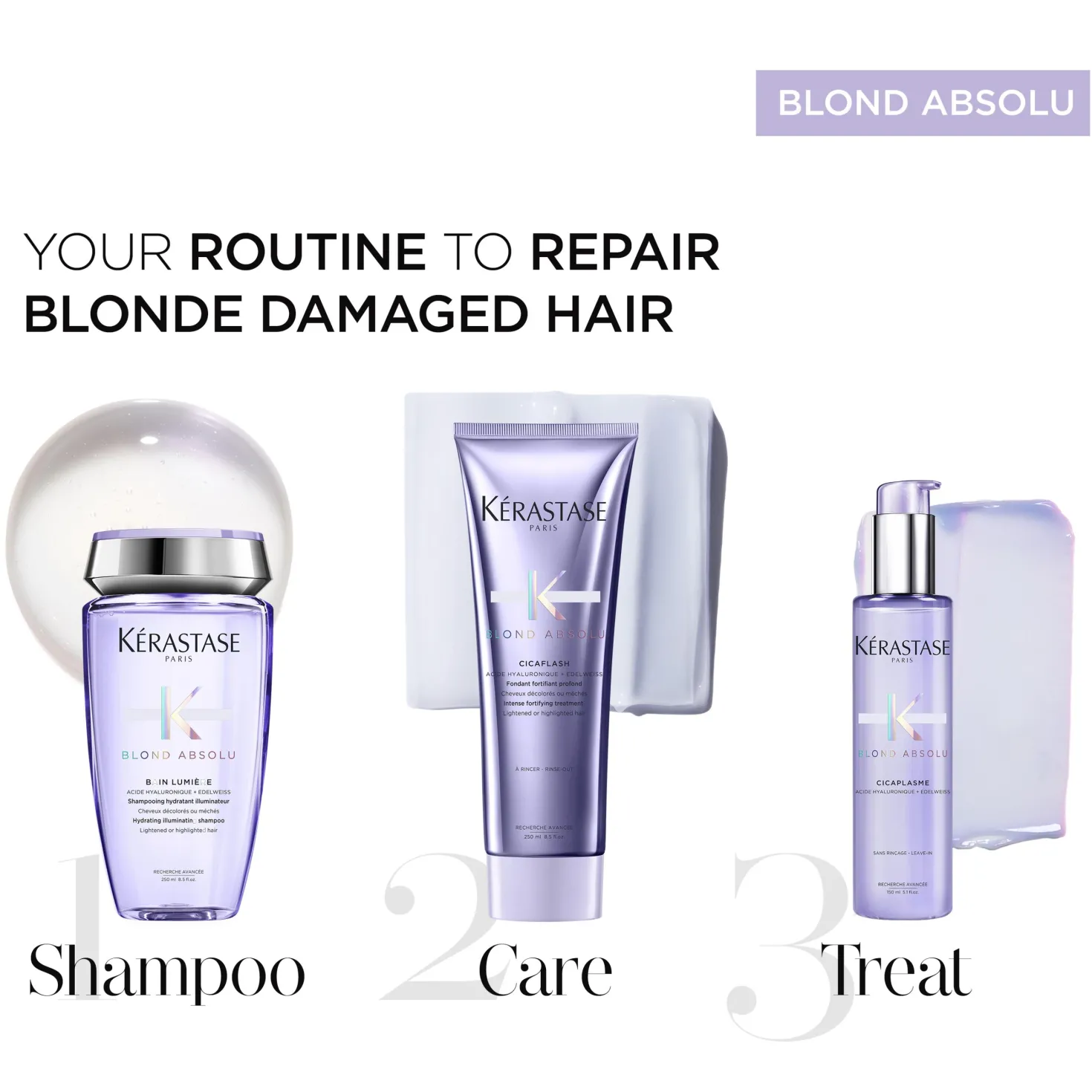 Kérastase Blond Absolu Heat Protection Routine