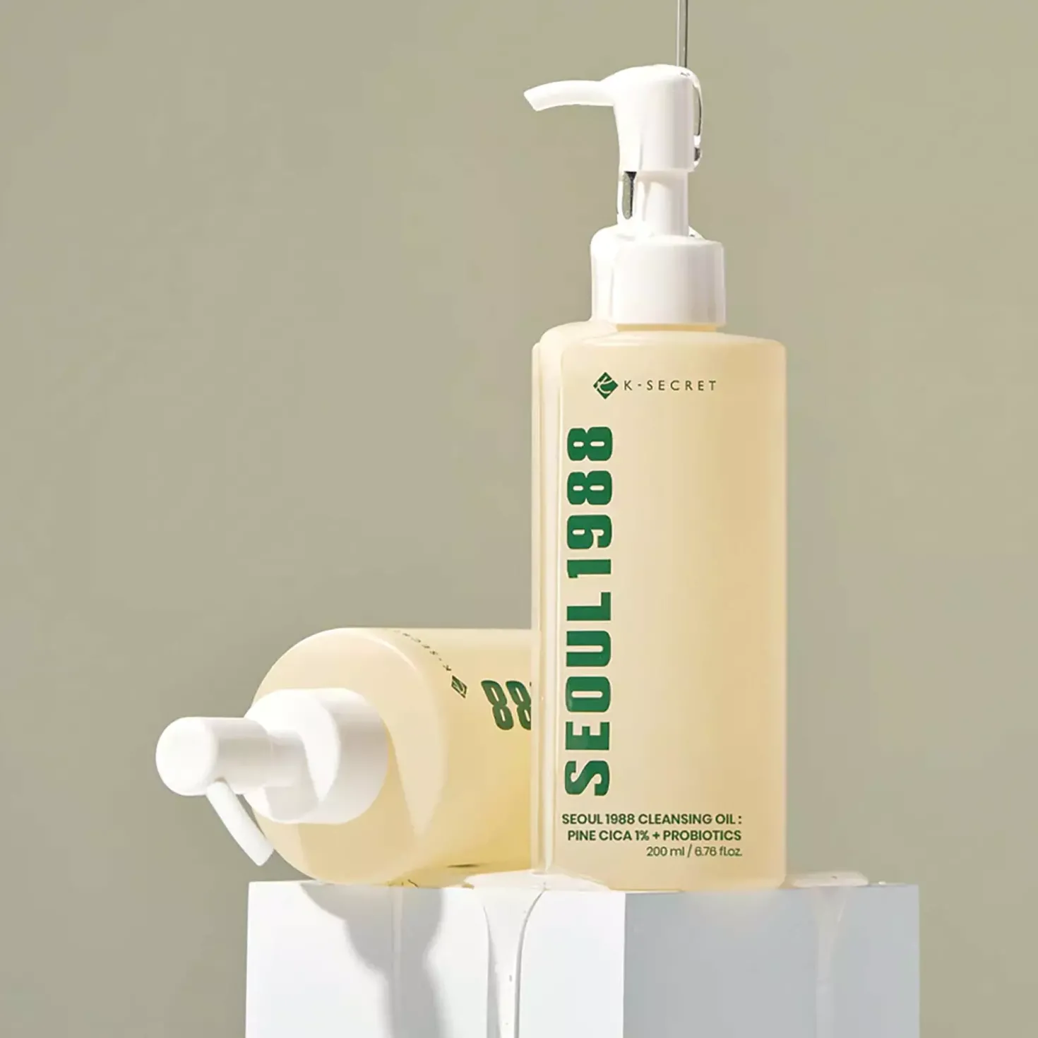K-SecretSEOUL 1988 Cleansing Oil: Pine Cica 1% + Probiotics 200 ml