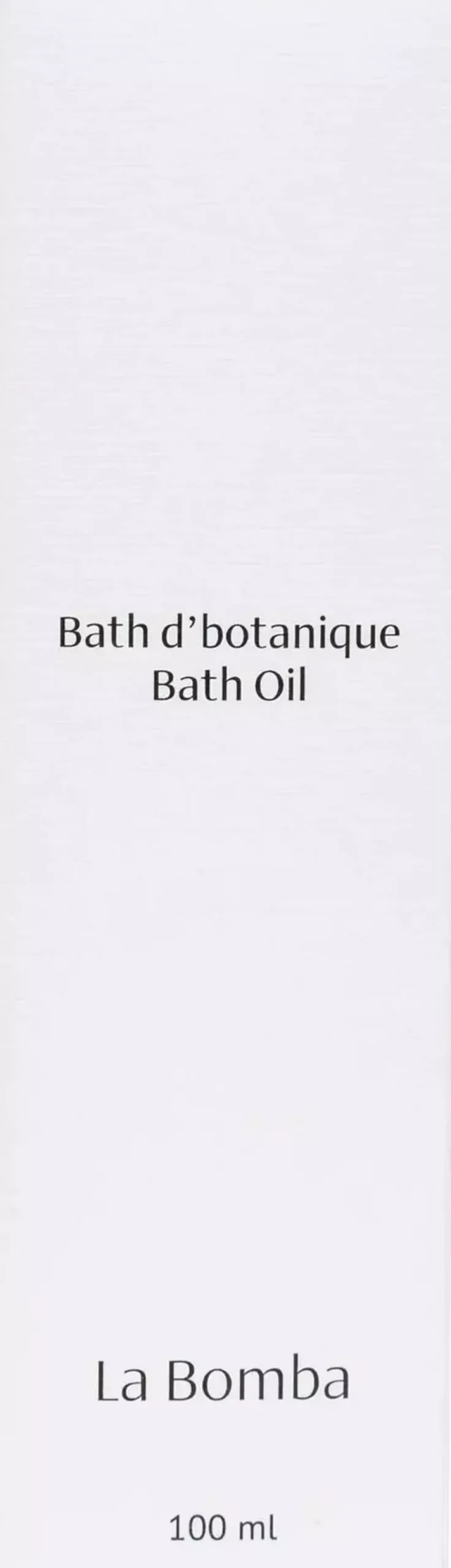 La Bomba Bath d'botanique Bath Oil 100 g