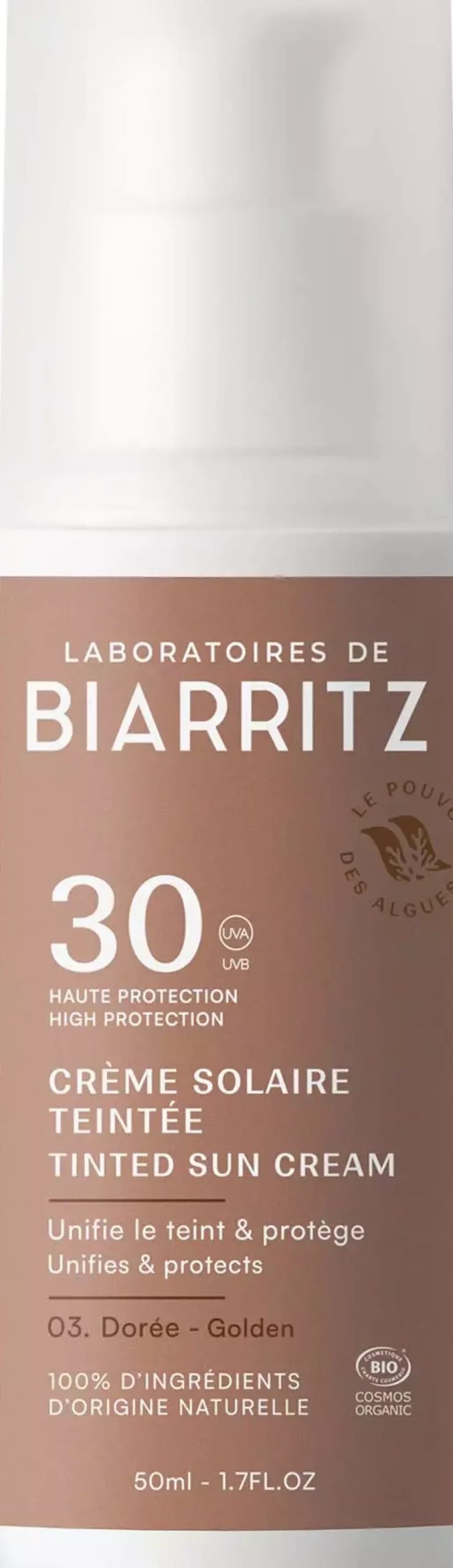 Laboratoires de BiarritzDERMO Suncare Tinted Face Sunscreen SPF30 Golden 30 ml