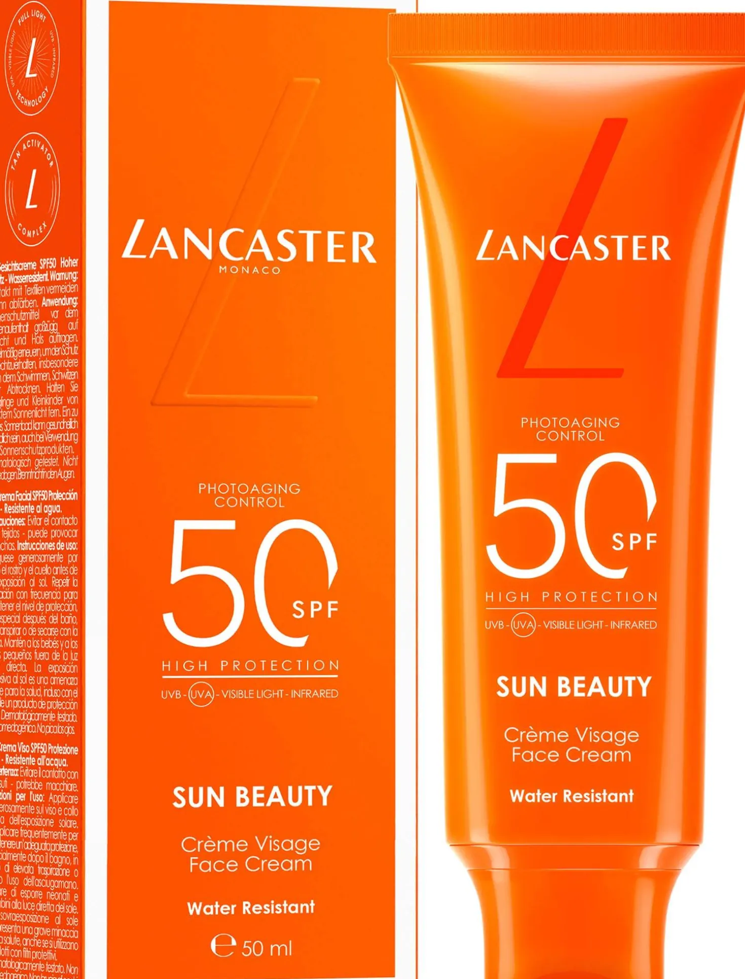 Lancaster Sun Beauty Face Cream SPF50 High Protection 50 ml