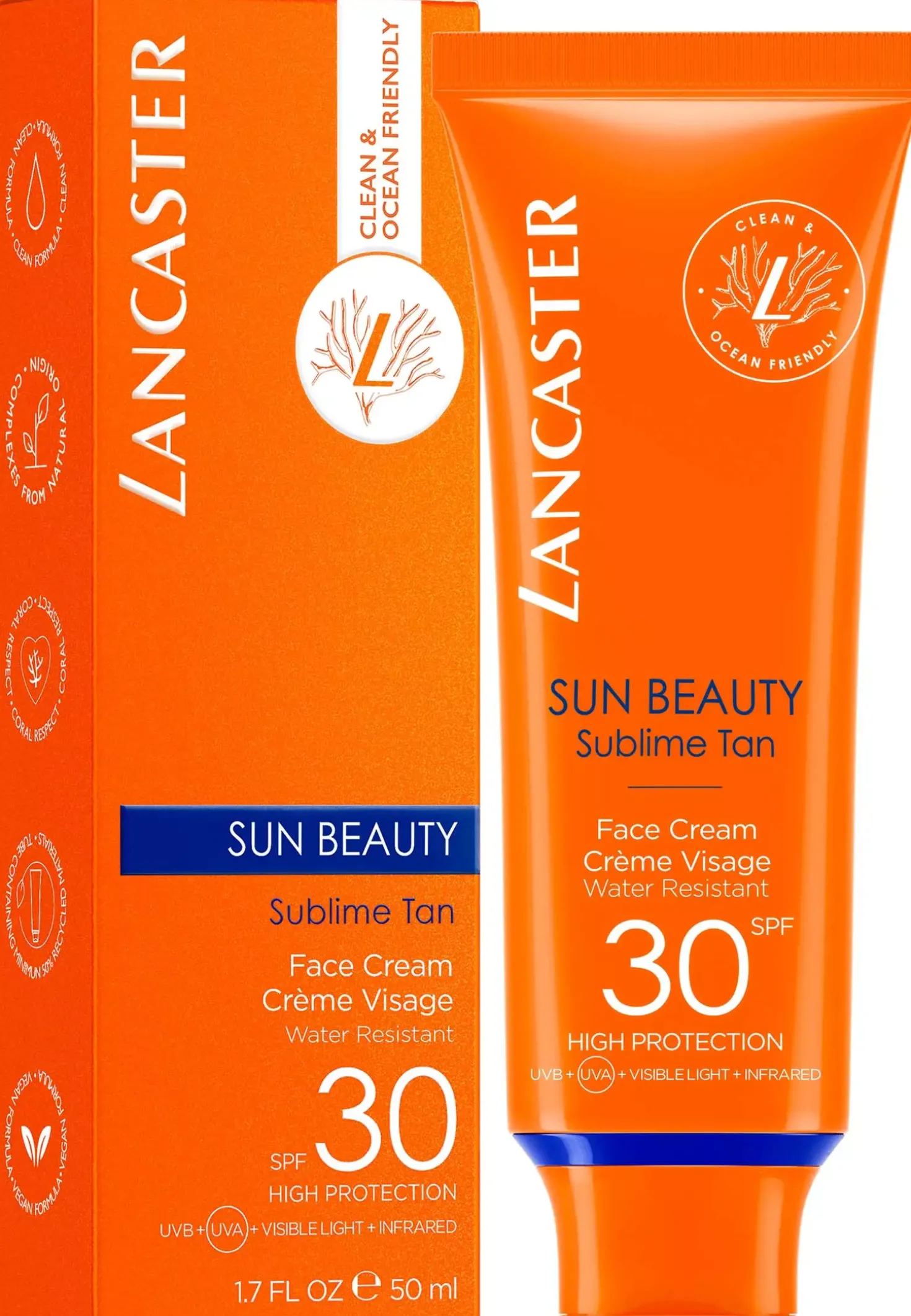 Lancaster Sun Beauty Face Cream SPF30 High Protection 50 ml