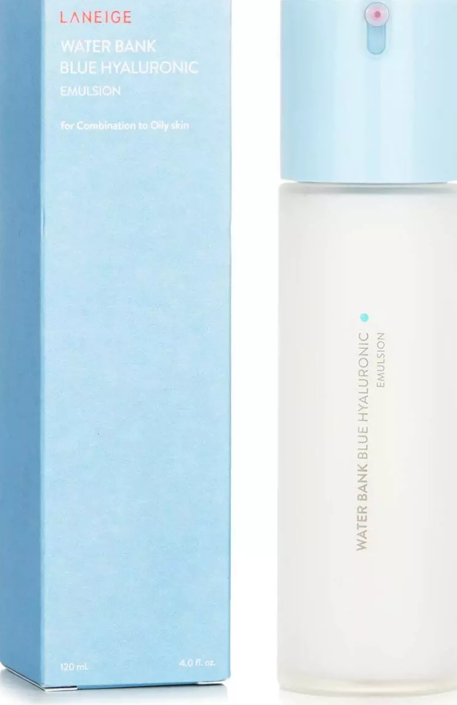 LaneigeWater Bank Blue Hyaluronic Emulsion For Combination To Oily Skin 120 ml