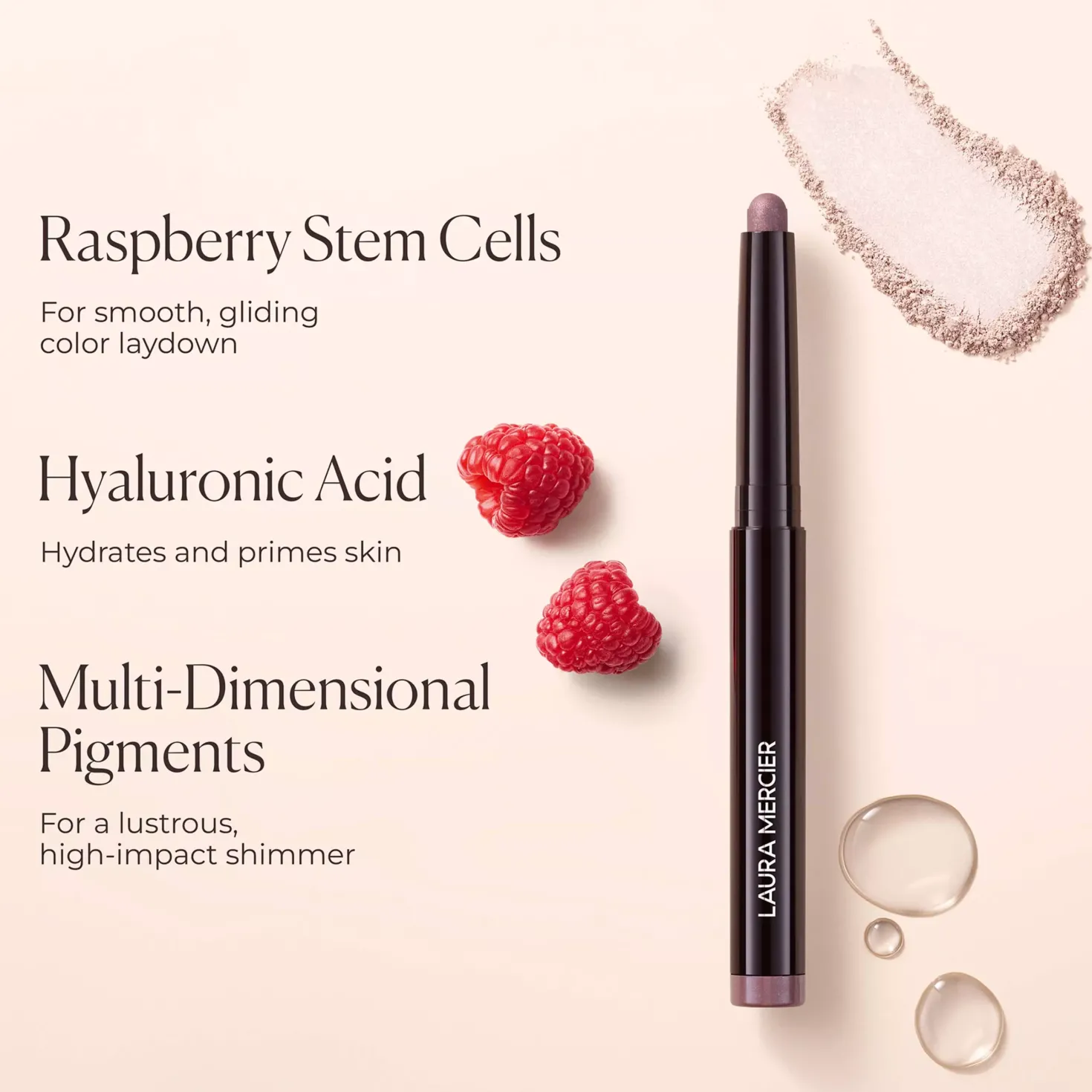 Laura Mercier Caviar Stick Eye Shadow Shimmer Smoky Quartz