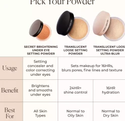 Laura Mercier Secret Brightening Under Eye Setting Powder Soft Pink