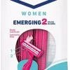 LEAWomen Disposable 2 Blade Razors for Women 5 Pack