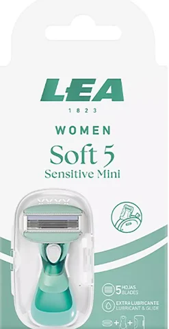 LEA Women Soft 5 Sensitive Mini Razor 2-pack Blades