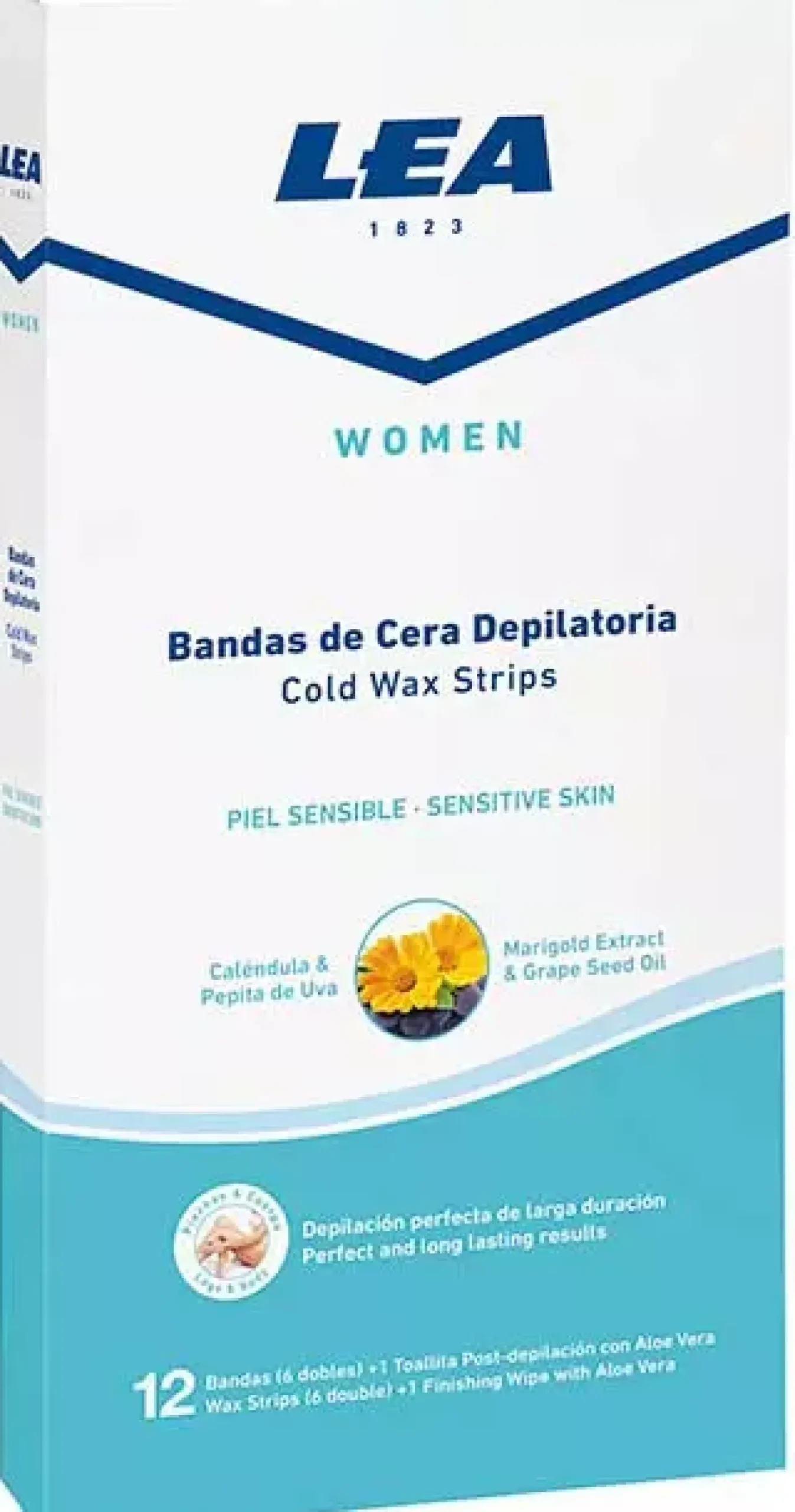 LEAWomen Women Cold Wax Depilatory Strips