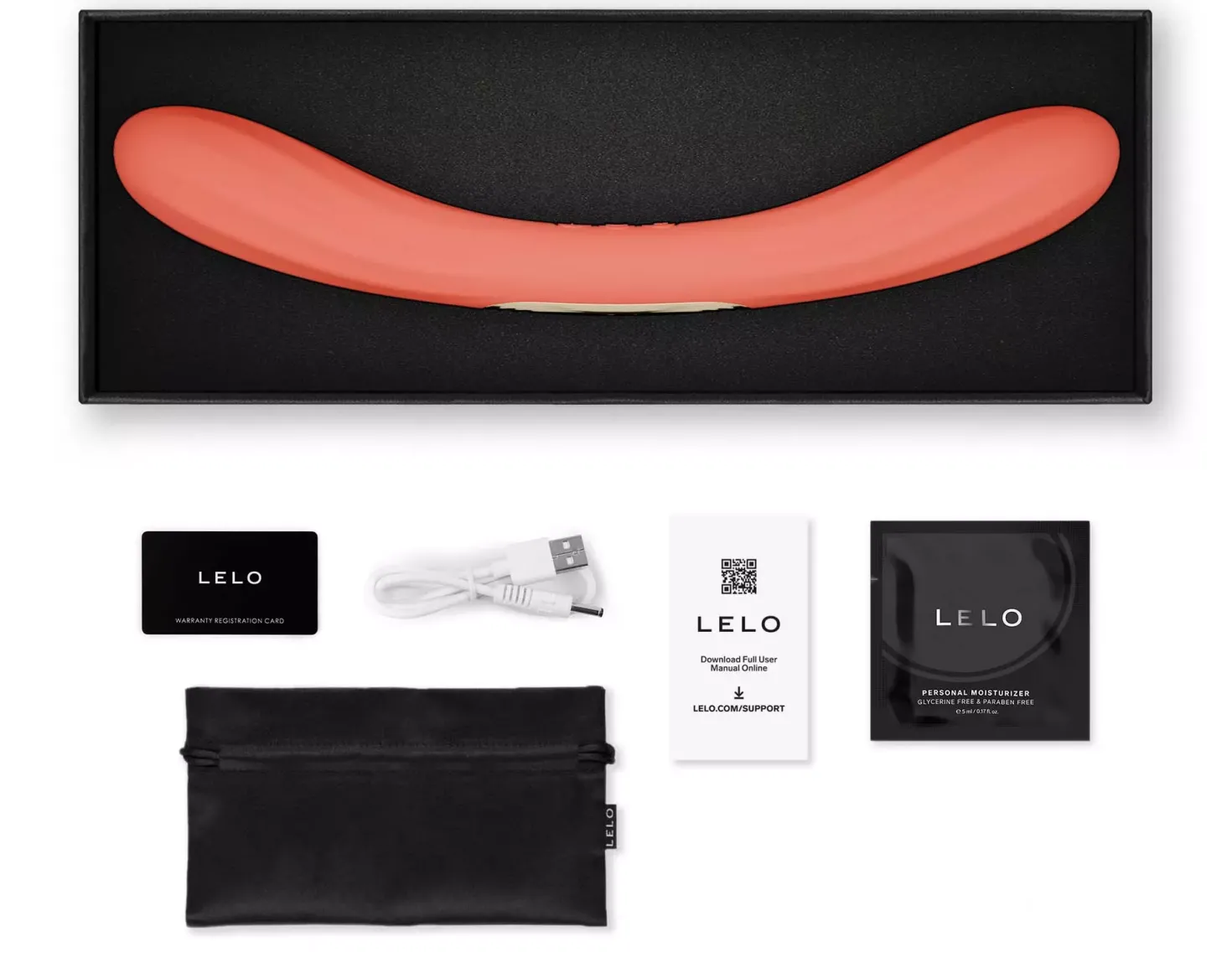 LELO BOOMERANG™ Coral Red