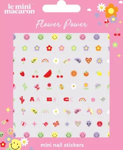 Le Mini Macaron Nail Art Stickers Flower Power