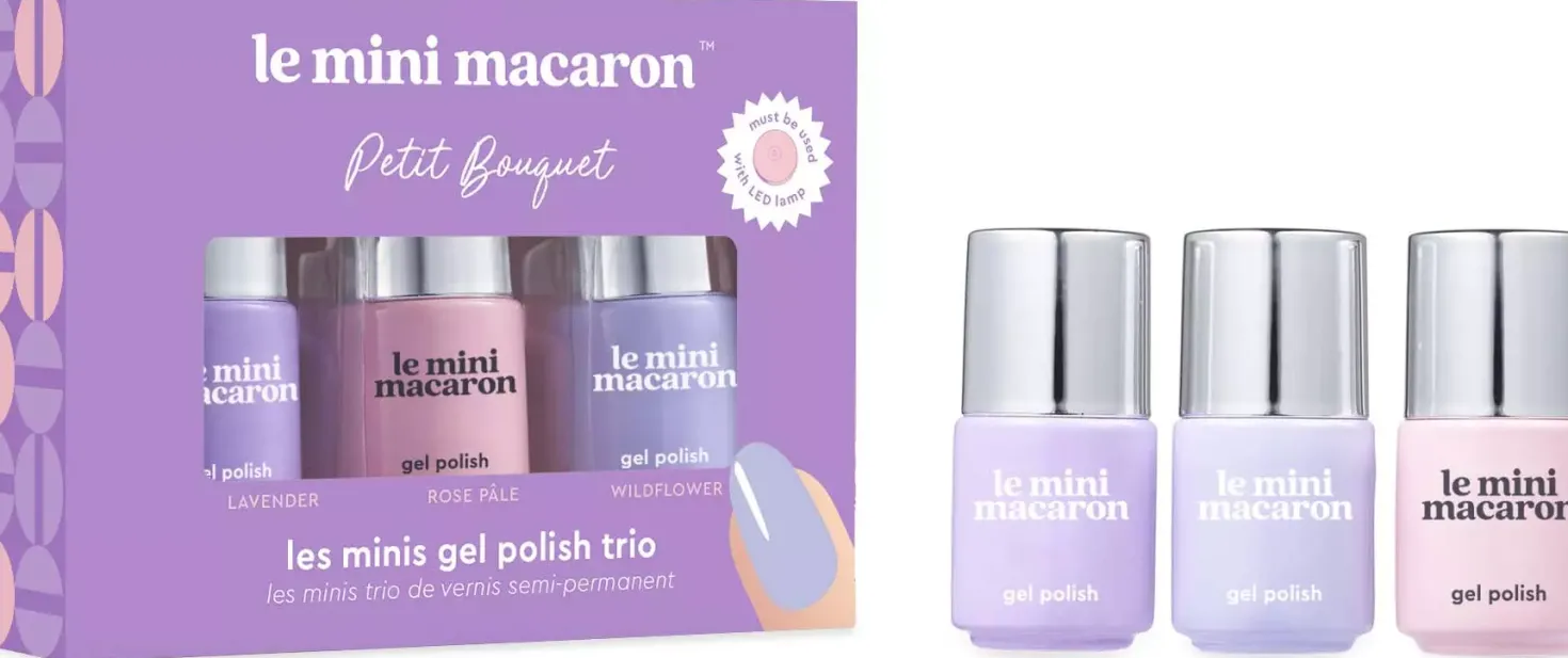Le Mini Macaron Single Gel Polish Set Petit Bouquet