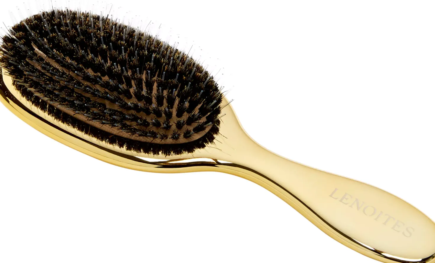 Lenoites Hair Brush Wild Boar Black