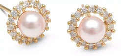Lily and Rose Colette pearl stud earrings Rosaline