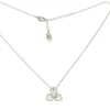 Lily and Rose Elise Necklace Ivory pearl silver