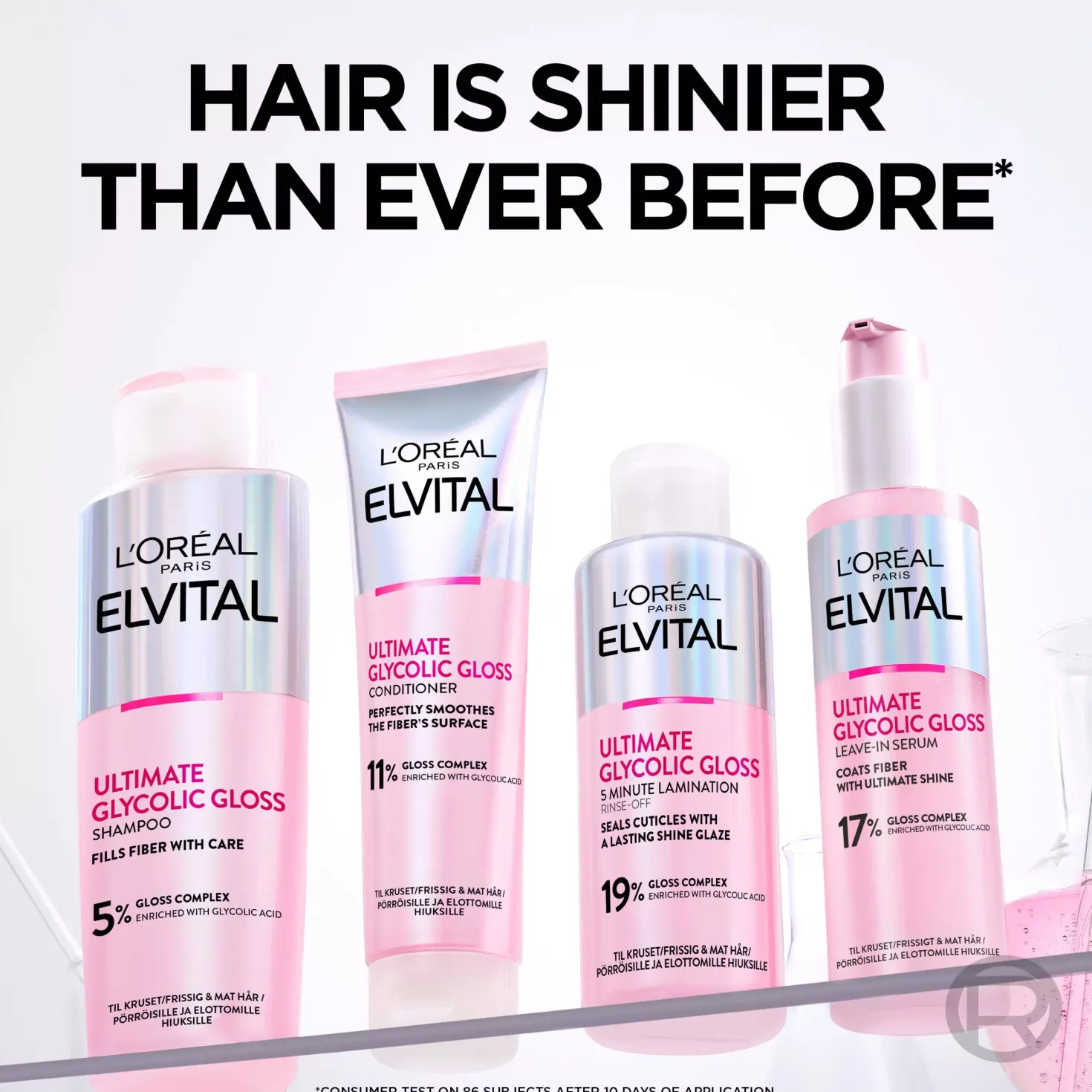Loreal ParisElvital Glycolic Gloss Ultimate Shampoo For Dull Hair 200 ml