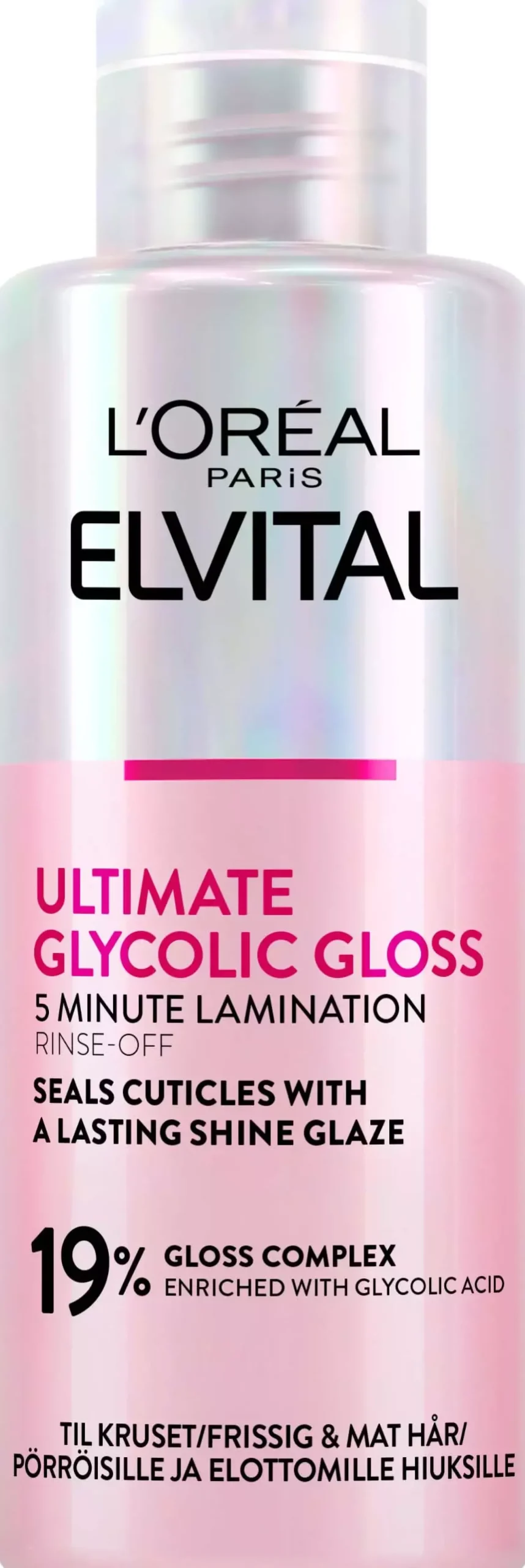 Loreal ParisElvital Glycolic Gloss Ultimate Rinse-Off Treatment For Dull Hair 200 ml