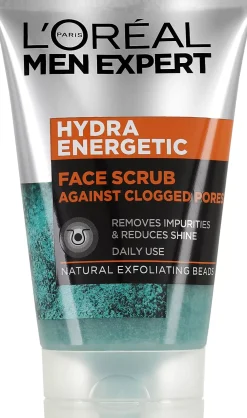 Loreal ParisHydra Energetic Men Expert Face Scrub 100 ml