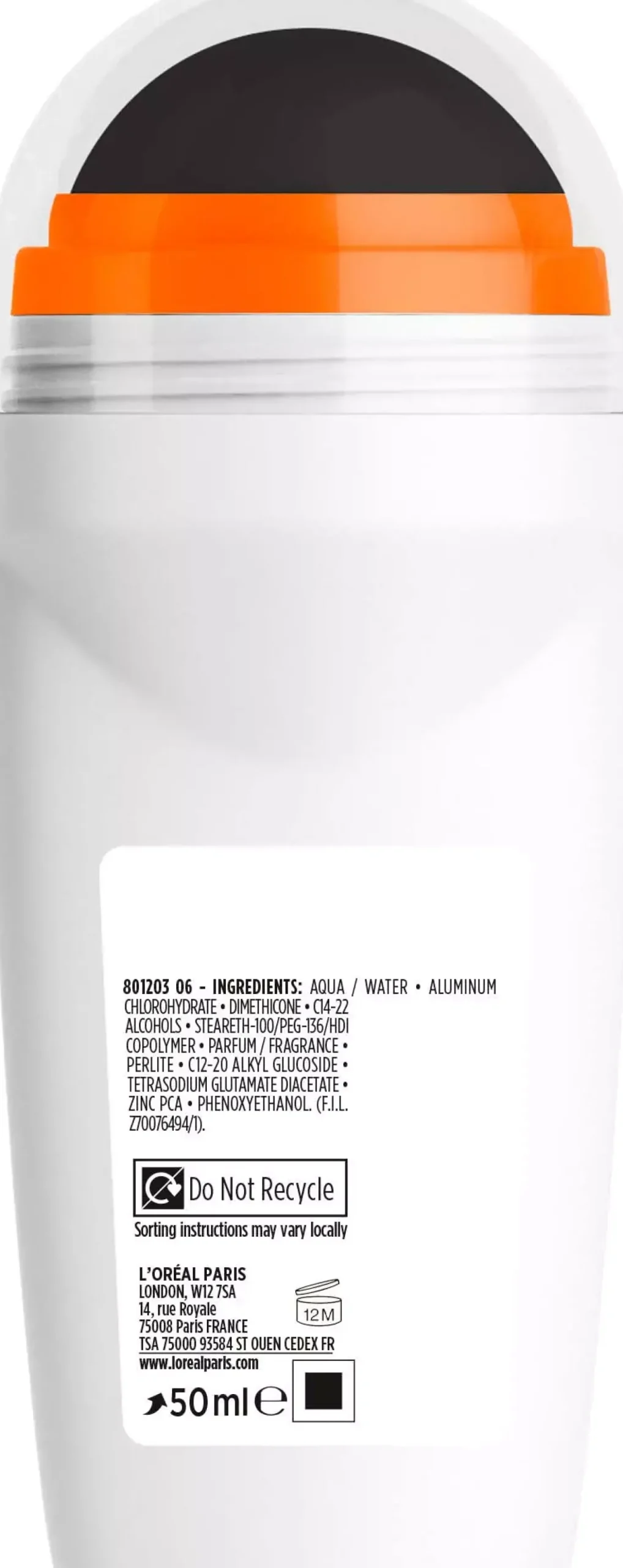 Loreal ParisMen Expert Derma Control Clinical Ultra Deo 50 ml
