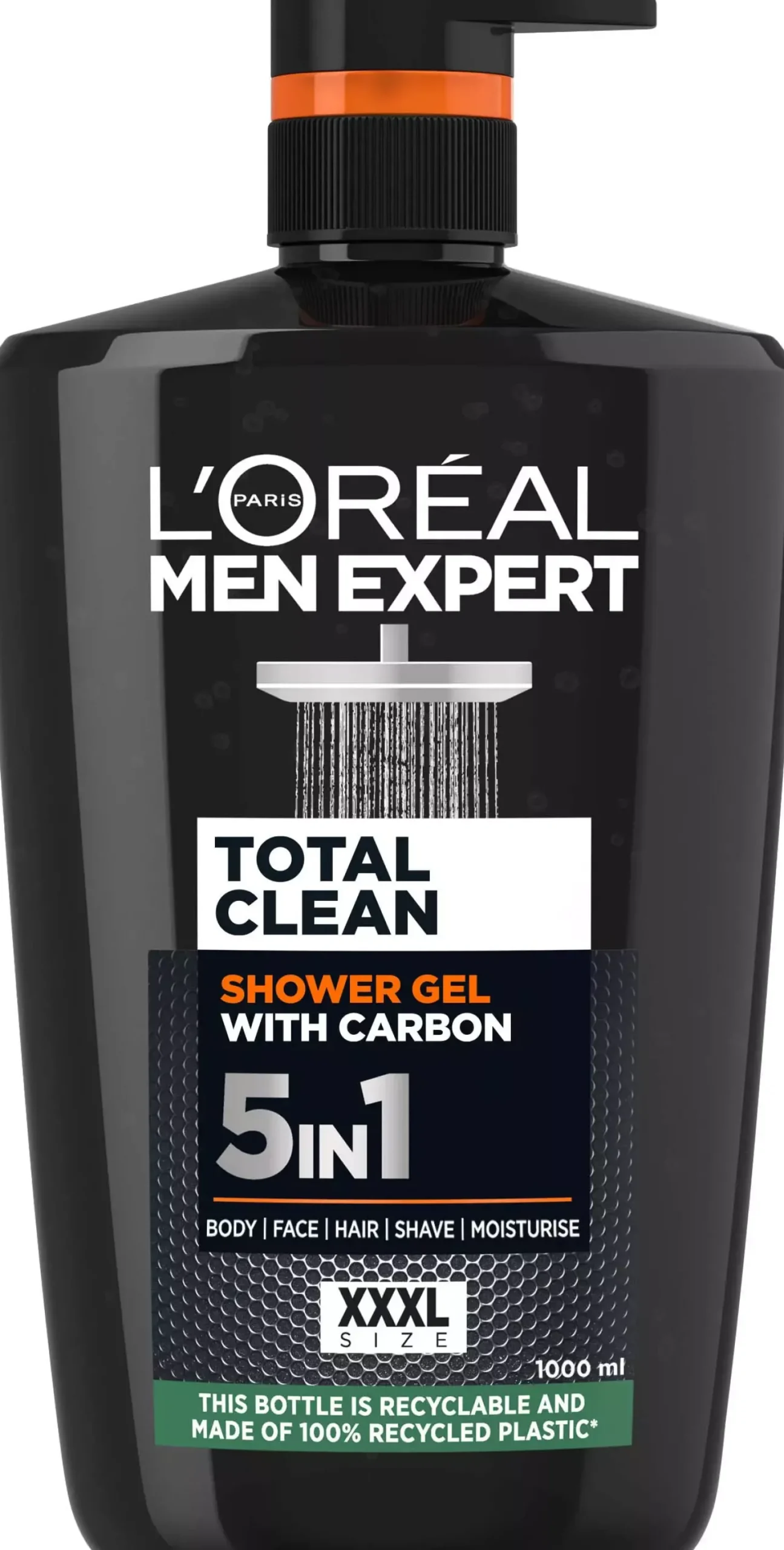 Loreal ParisMen Expert Total Clean Shower Gel with Carbon 1000 ml