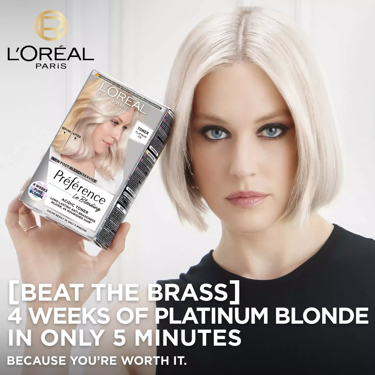 Loreal ParisPréférence Le Blonding Toner Platinum Ice