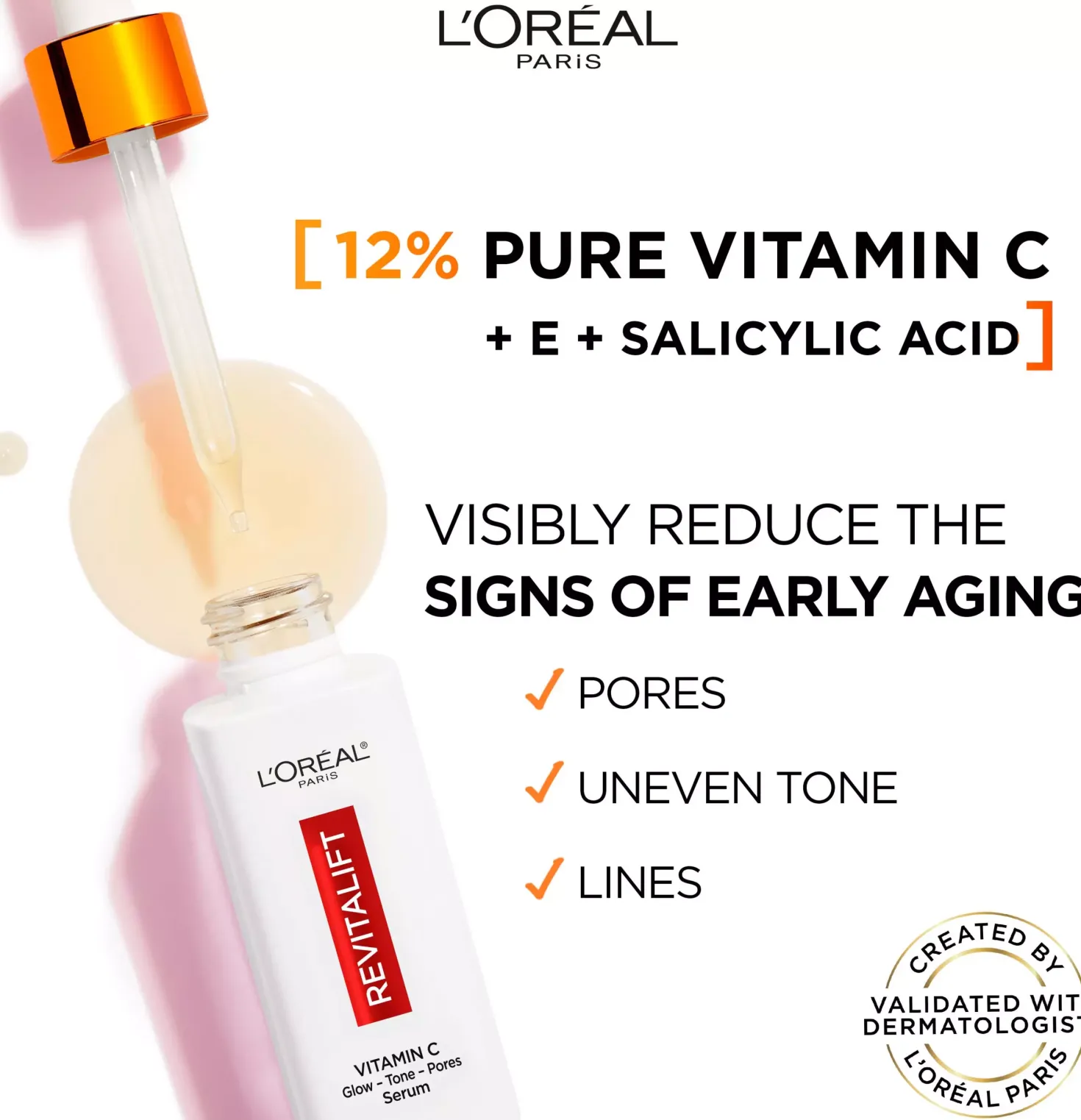 Loreal ParisRevitalift Clinical 12% Vitamin C Serum 30 ml