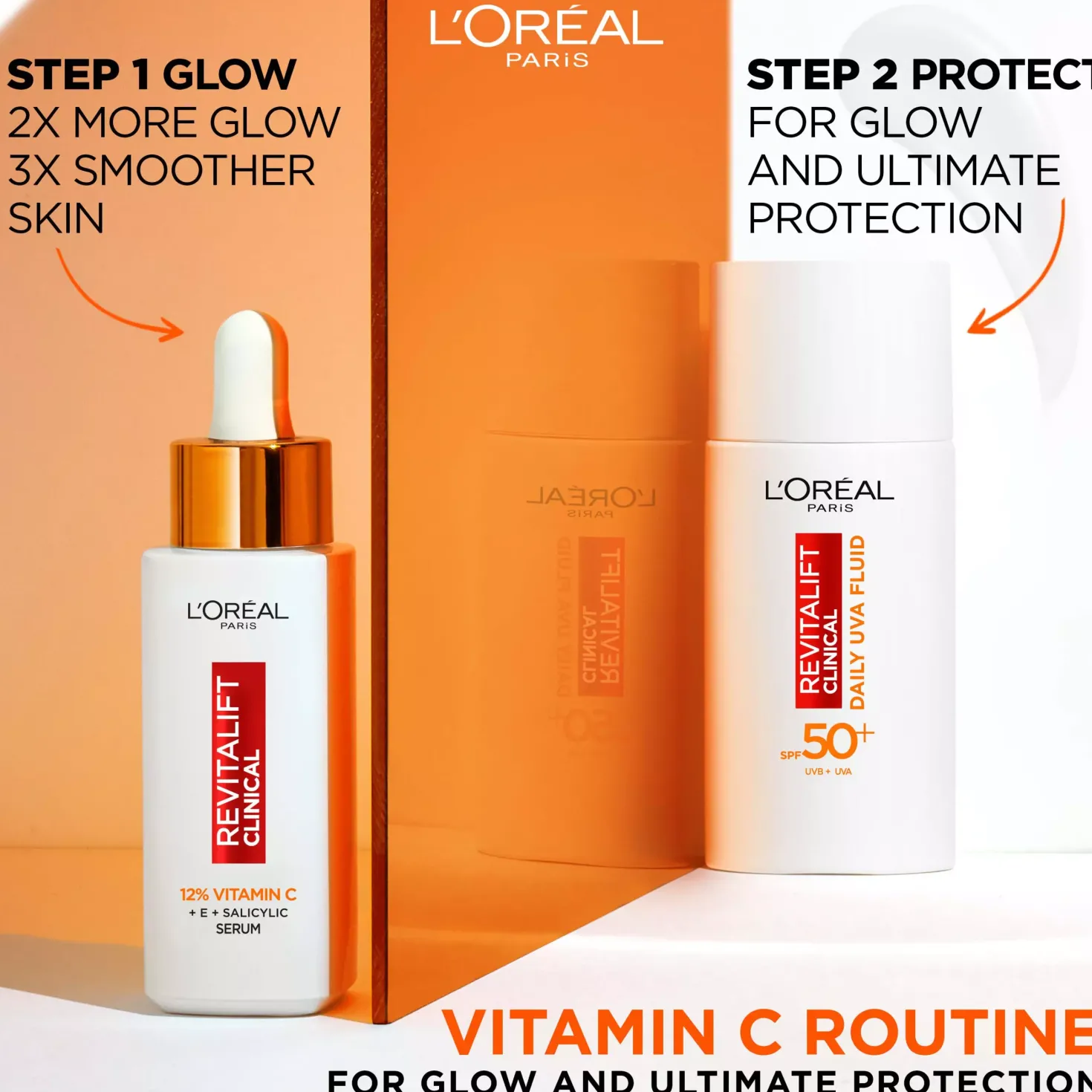 Loreal ParisRevitalift Clinical Daily Moisturizing UVA Fluid SPF50+ for Normal Skin 50 ml