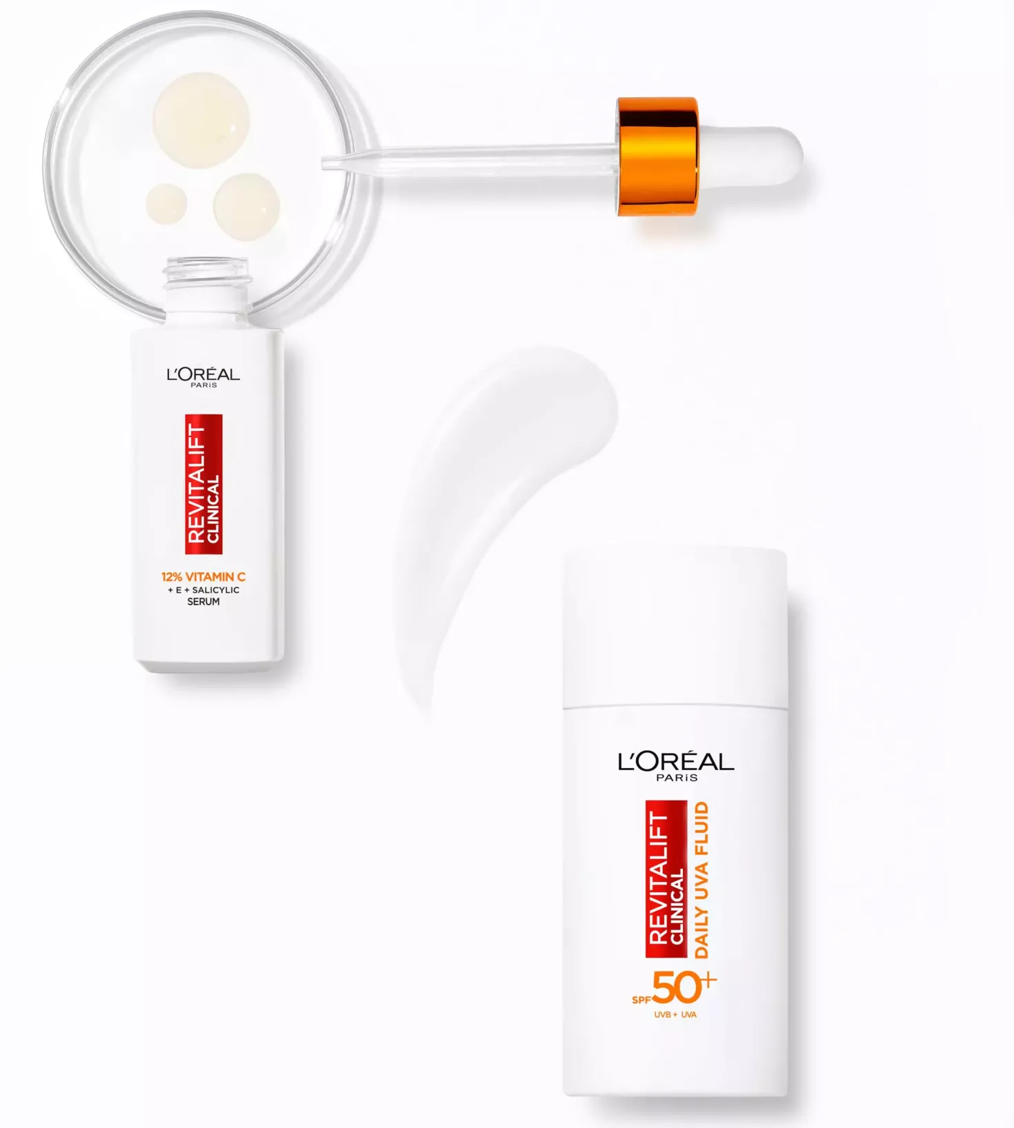 Loreal ParisRevitalift Clinical Daily Moisturizing UVA Fluid SPF50+ for Normal Skin 50 ml