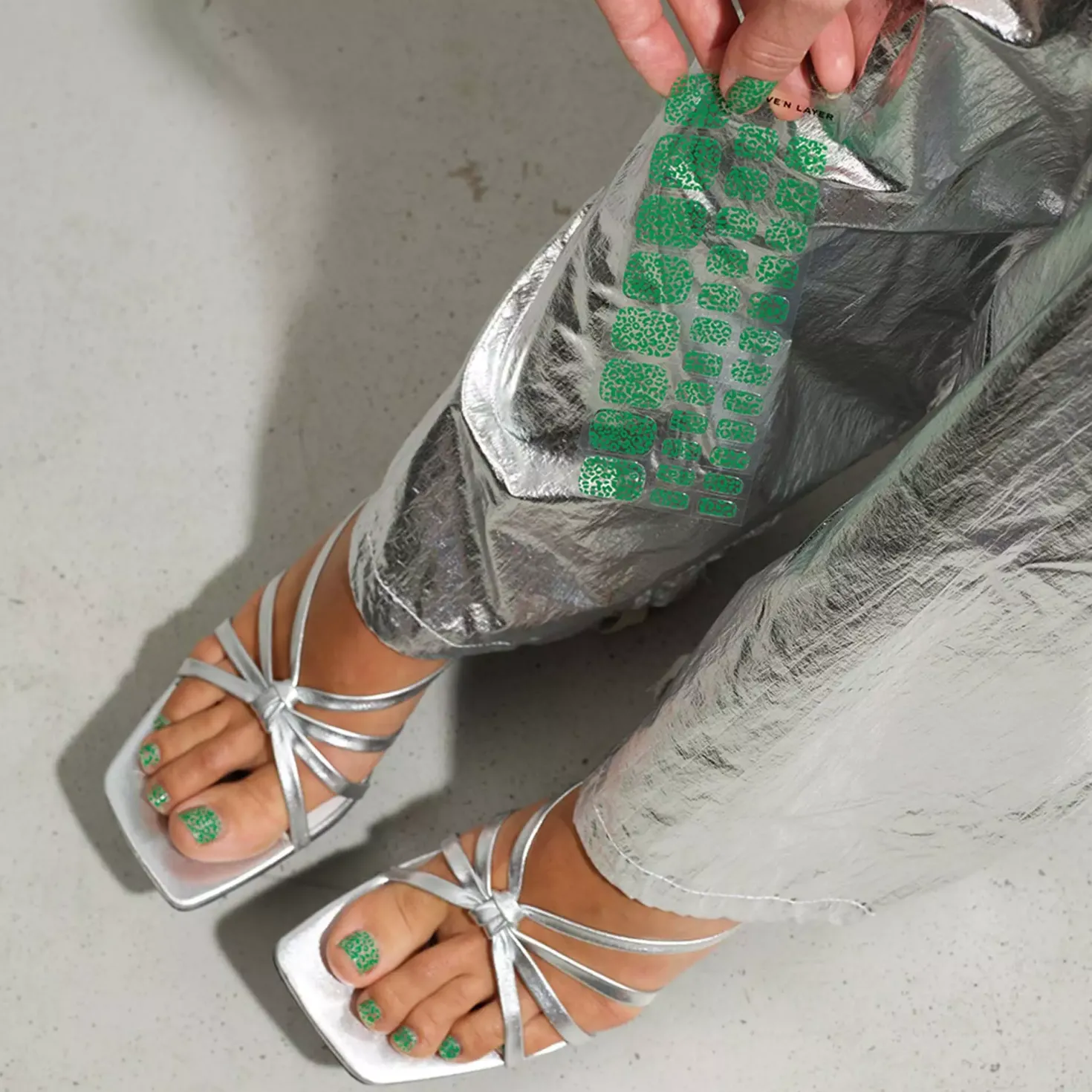 Love'n Layer Leo Toe B. Green
