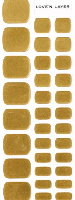 Love'n Layer Metallic Toe Shiny Gold