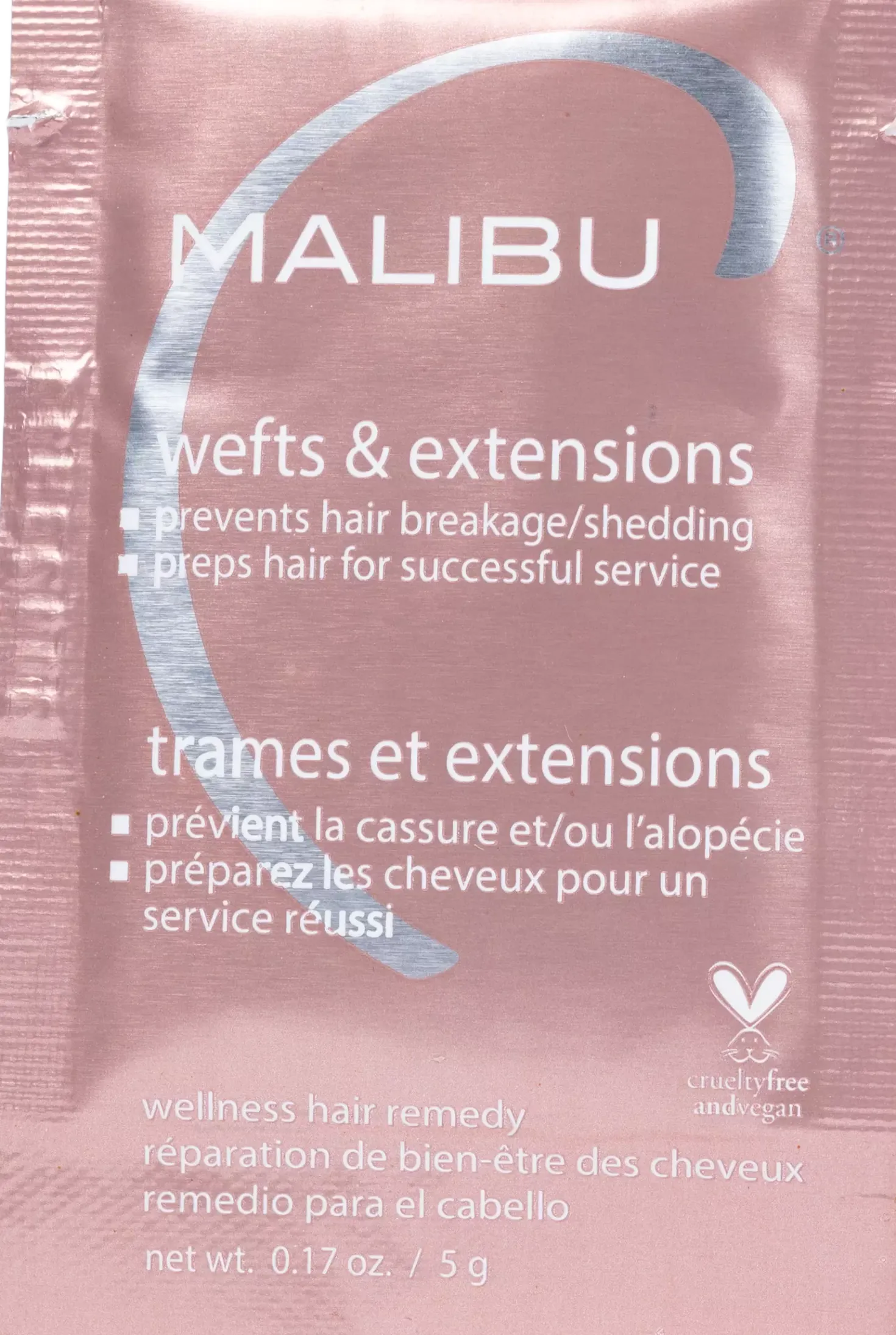 Malibu C Wefts & Extensions Sachet 1st