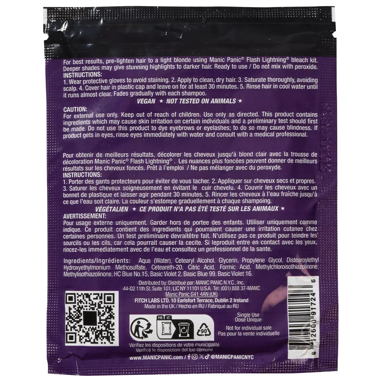 Manic PanicClassic High Voltage® Sachet Purple Haze®