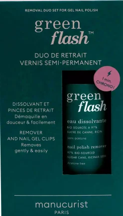ManucuristGreen Flash Duo Gentle Polish Remover Green Flash & Withdrawal pliers