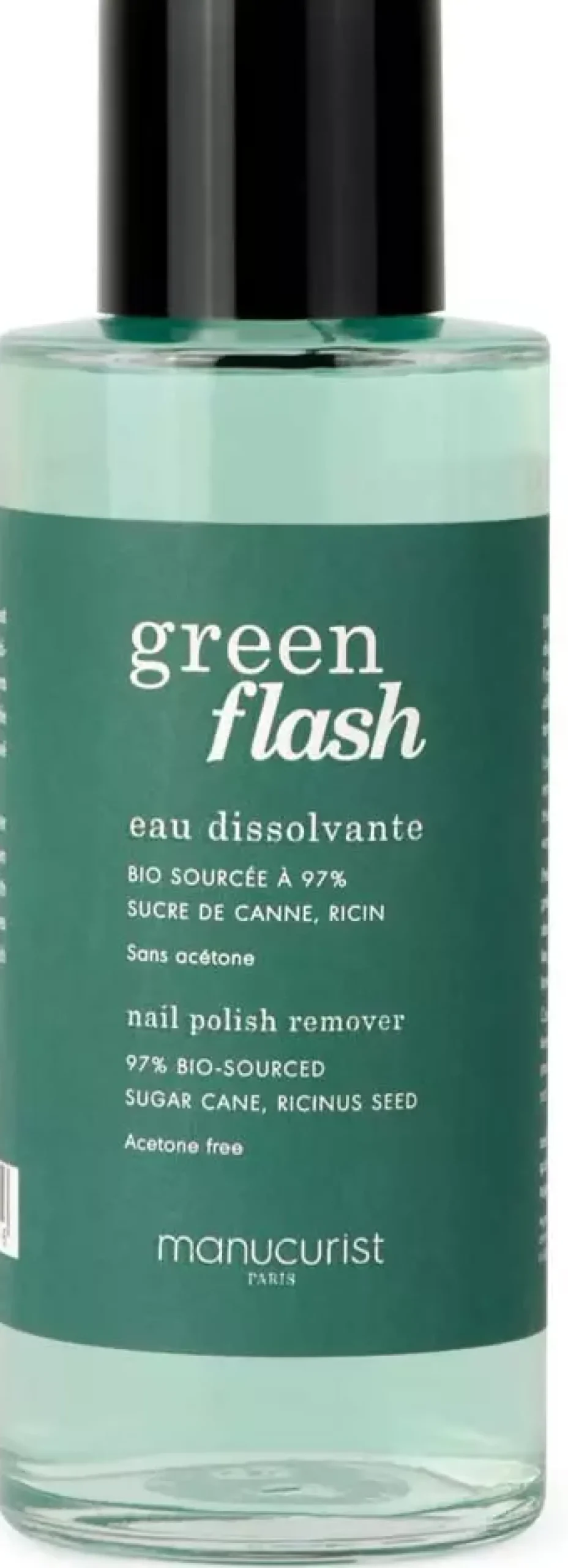 ManucuristGreen Flash Gel Polish Remover Eau Dissolvant 100 ml