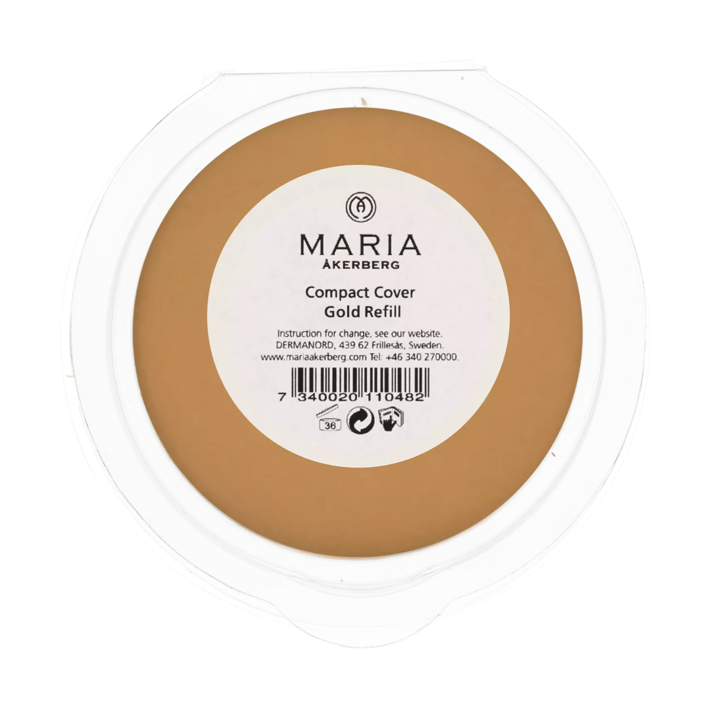 Maria Åkerberg Compact Cover Refill Sticker Cappuccino