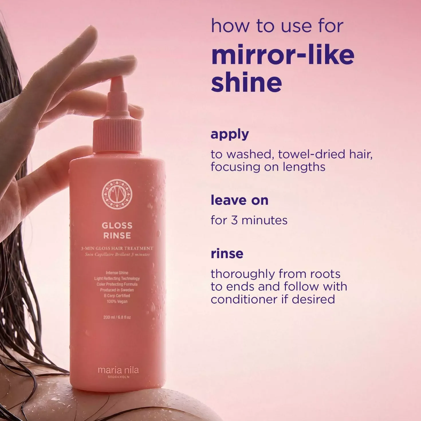 maria nilaMirror Gloss Rinse 200 ml