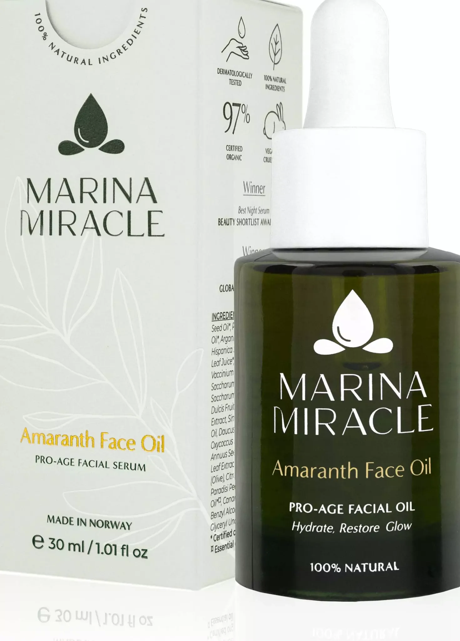 Marina Miracle Amaranth Face Oil 28 ml