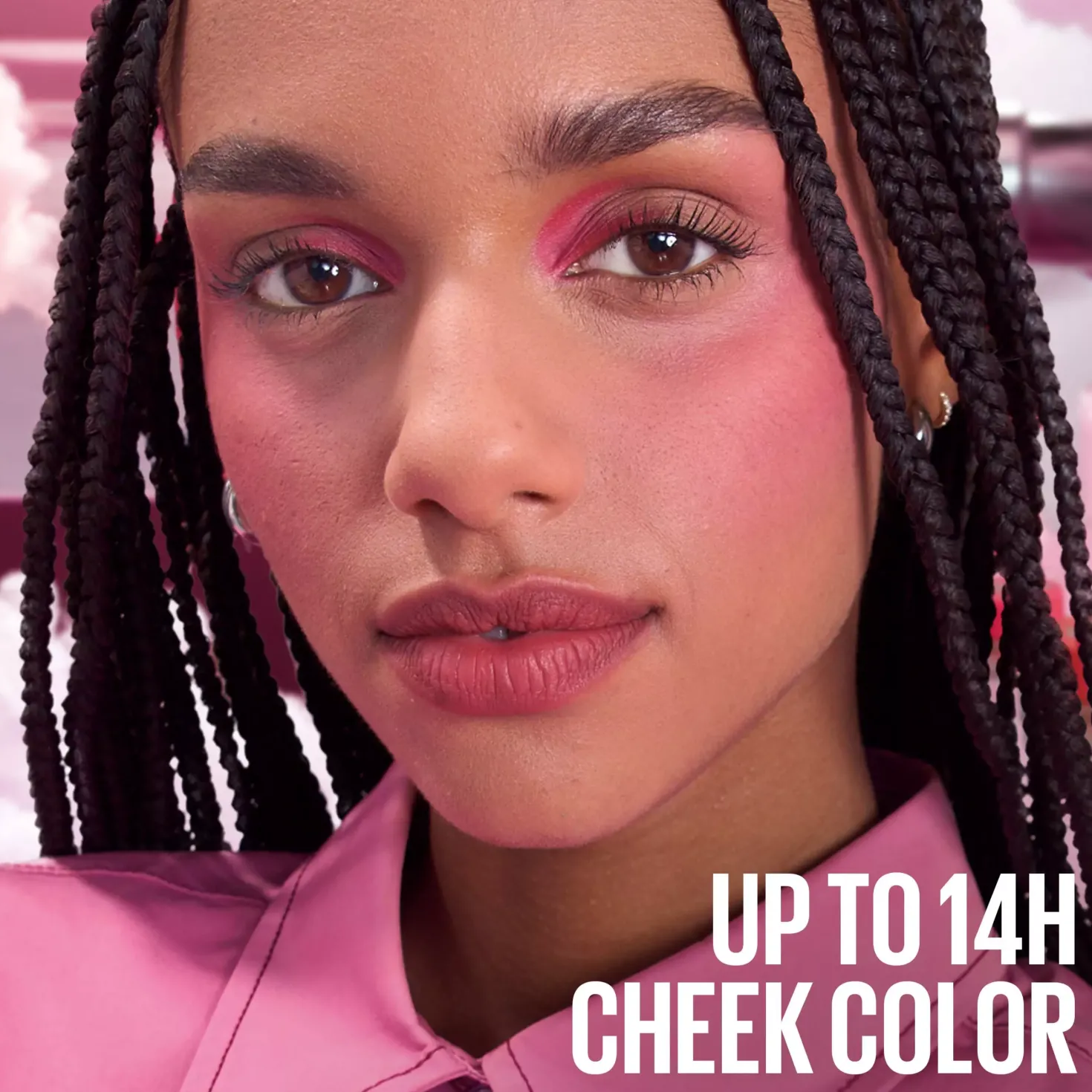 Maybelline New York Cloudtopia Cheek & Lip Mousse 7 Moonlit Rose
