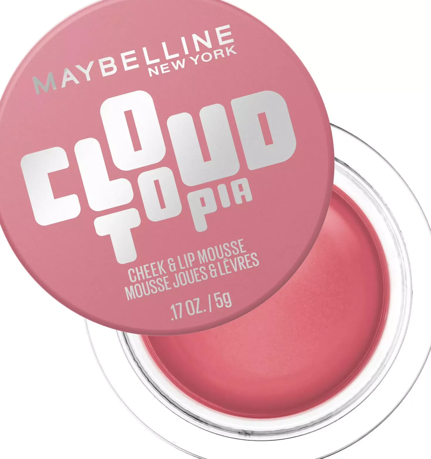 Maybelline New York Cloudtopia Cheek & Lip Mousse 7 Moonlit Rose