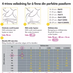 Medela Keep Cool natt-BH,Svart L L