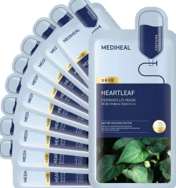 Mediheal Dermaplus Heartleaf Mask 10 stk