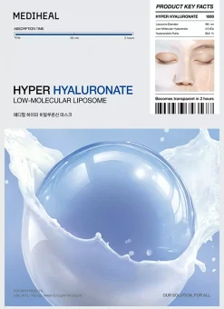 Mediheal Hyper Hyaluronate Mask 10 stk
