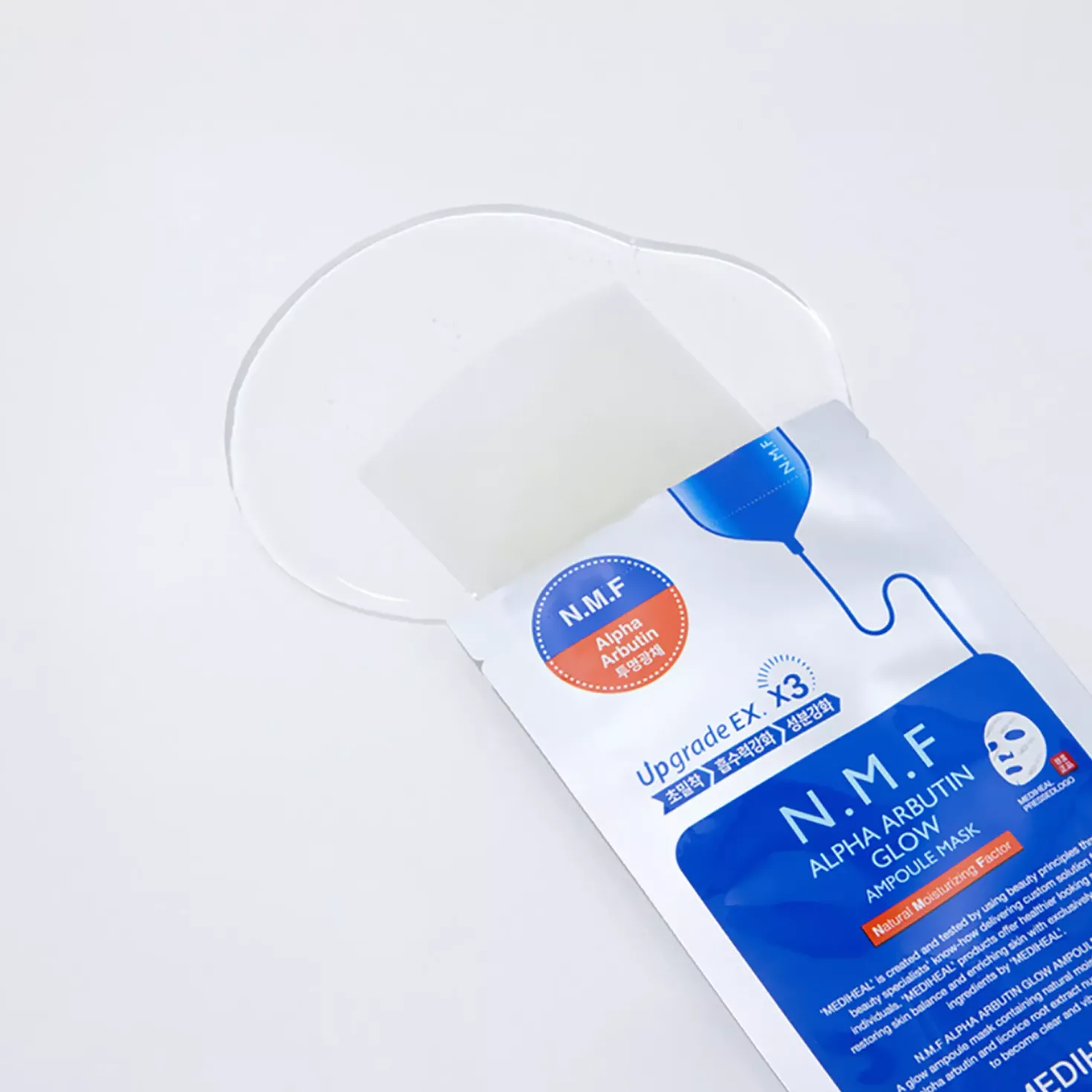 Mediheal N.M.F Alpha Arbutin Glow Ampoule Mask 1 stk