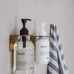 Meraki Bottle Hanger Brushed Black Finish