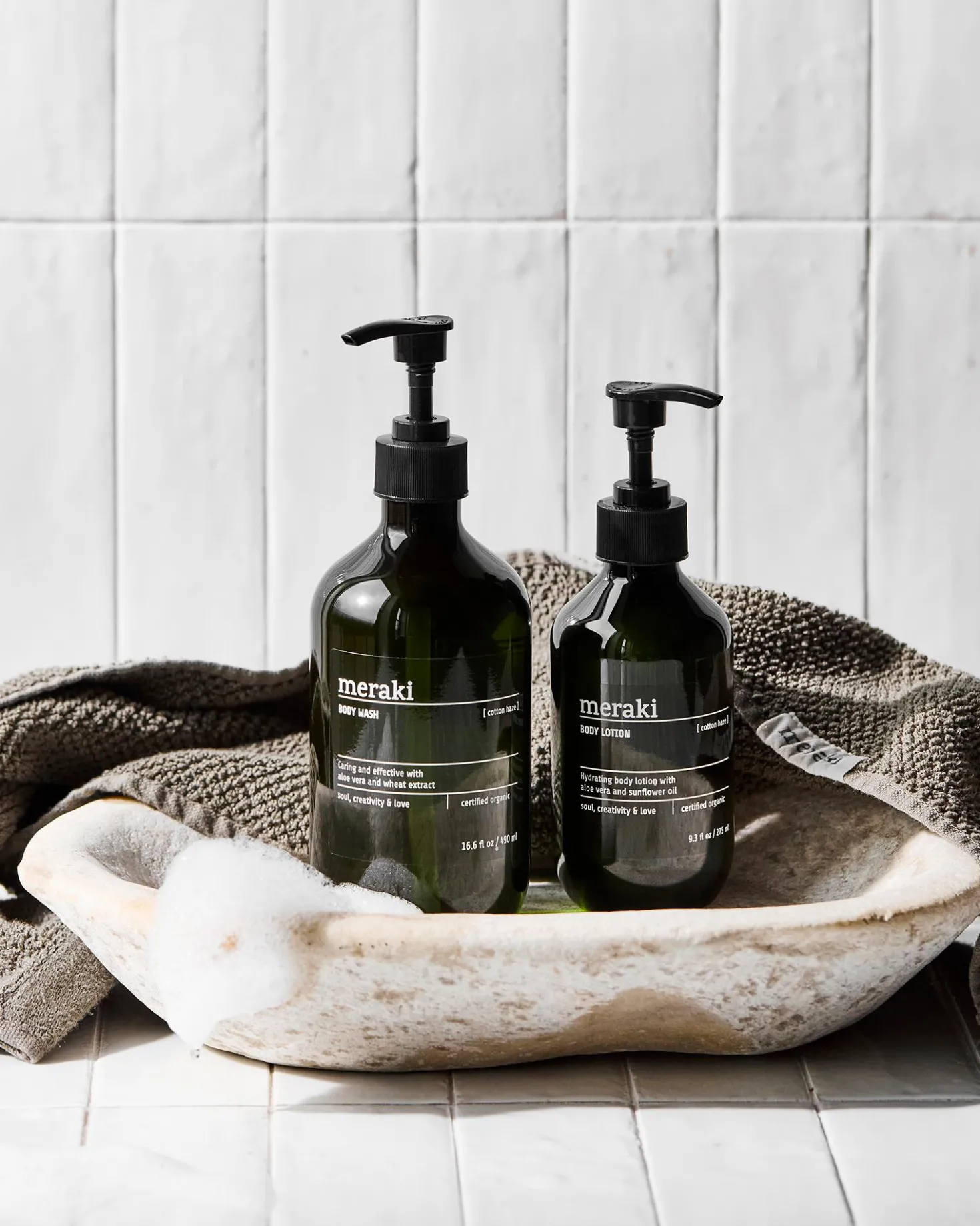 MerakiCotton Haze Body Wash 490 ml
